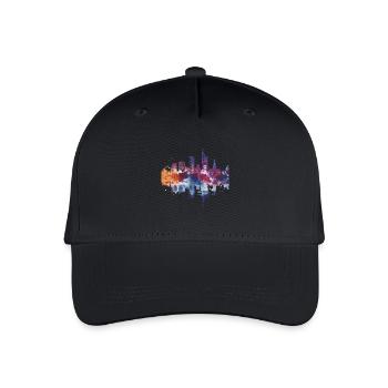 Ede - Organic Kids’ Baseball Cap - black - Front