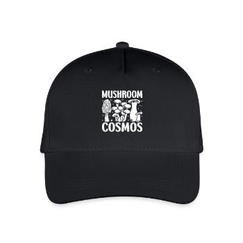 Morel Mushroom Cosmos Mushroom - Organic Kids’ Baseball Cap - black - Front