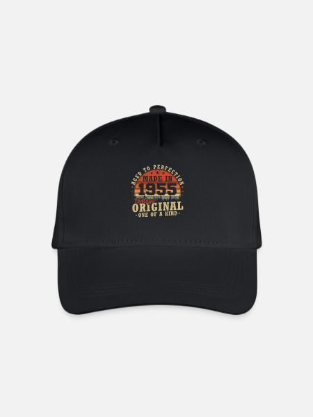 Vintage 1955 Original Vintage Cadeau d’anniversaire - Casquette de baseball bio Enfant - noir