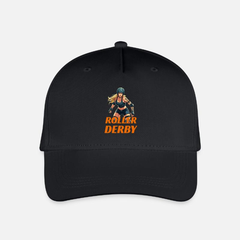 Rollschuhfahren für einen Rollschuhfahrerin - Kinder Bio Basecap - Schwarz