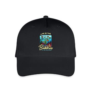 Aquarium Enthusiast Life Is The Bubbles Fishkeeper - Kinder Bio Basecap - Schwarz - Vorne
