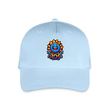 Logo RDS ensoleillé - Casquette de baseball bio Enfant - bleu clair - Devant
