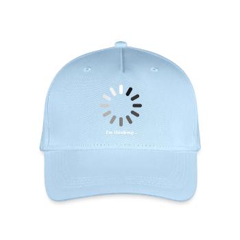 Colorful Loading Thought - Organic Kids’ Baseball Cap - light blue - Front