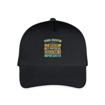 Fanatiques de fitness Éducation physique Importanter - Casquette de baseball bio Enfant - noir - Devant