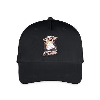Chemise de nuit officielle - Chaton mignon avec couverture - Casquette de baseball bio Enfant - noir - Devant