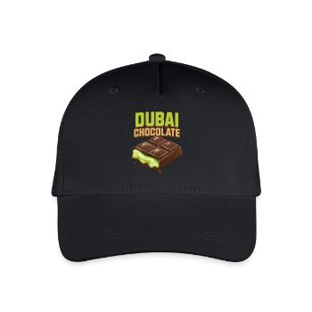 Dubaï Chocolat Pistaches Pistache Crème Chocolat - Casquette de baseball bio Enfant - noir - Devant