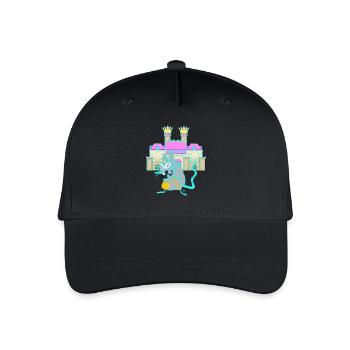 Rodent Rat Castle Middle Ages Castle Fortress Child - Organic Kids’ Baseball Cap - black - Front