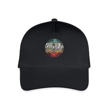 Bowling - Kinder Bio Basecap - Schwarz - Vorne