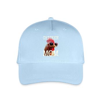 Poulet Maman Poulet Maman Femme du fermier Poules Fête des mères - Casquette de baseball bio Enfant - bleu clair - Devant