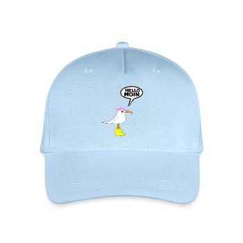Hello Seagull Rubber Boots Boots Hello Moin - Organic Kids’ Baseball Cap - light blue - Front