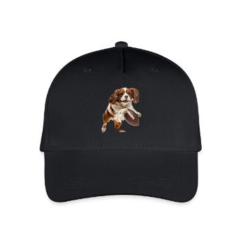 Épagneul Pitbull américain - Casquette de baseball bio Enfant - noir - Devant