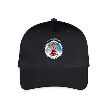 Notre petit renne mignon - Casquette de baseball bio Enfant - noir - Devant