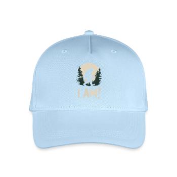 ICH BIN BIG FOOT - Kinder Bio Basecap - Hellblau - Vorne