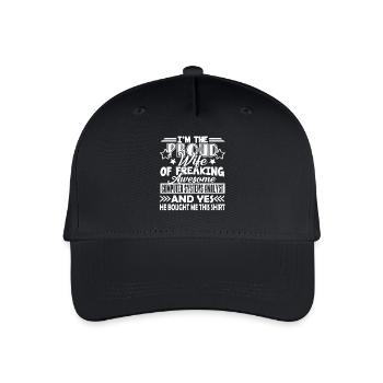 Proud Wife Of Awesome Computer Systems Analyst - Organic Kids’ Baseball Cap - black - Front
