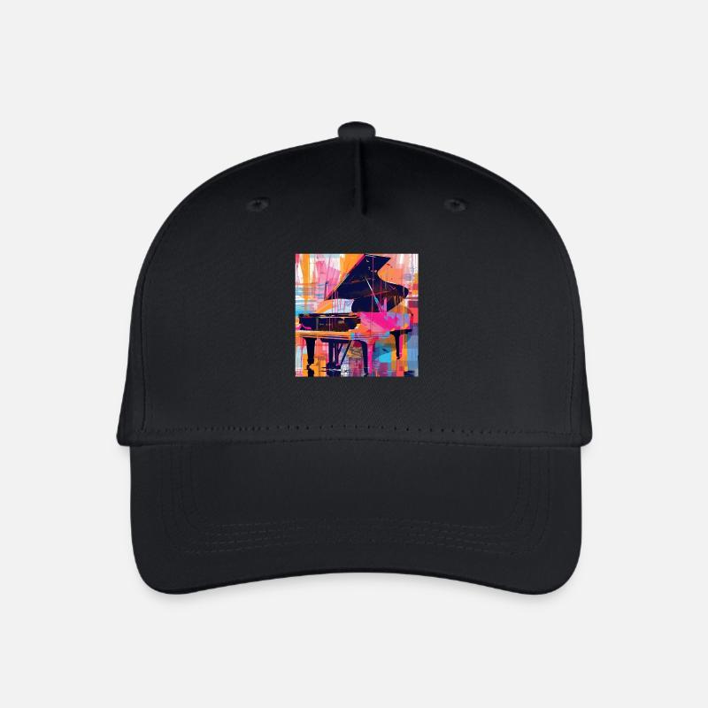 Klavier - Kinder Bio Basecap - Schwarz