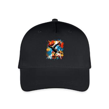 Breakdance - Kinder Bio Basecap - Schwarz - Vorne