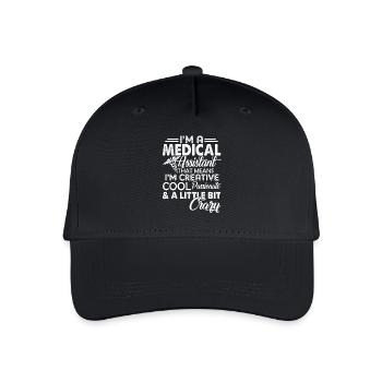 Medical Assistant Cool Medical Assistant - Organic Kids’ Baseball Cap - black - Front