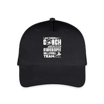 Proud Coach Of Awesome Volleyball Team - Organic Kids’ Baseball Cap - black - Front
