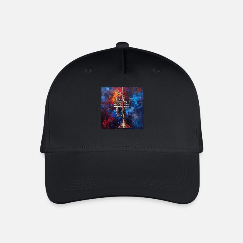 Trompete - Kinder Bio Basecap - Schwarz