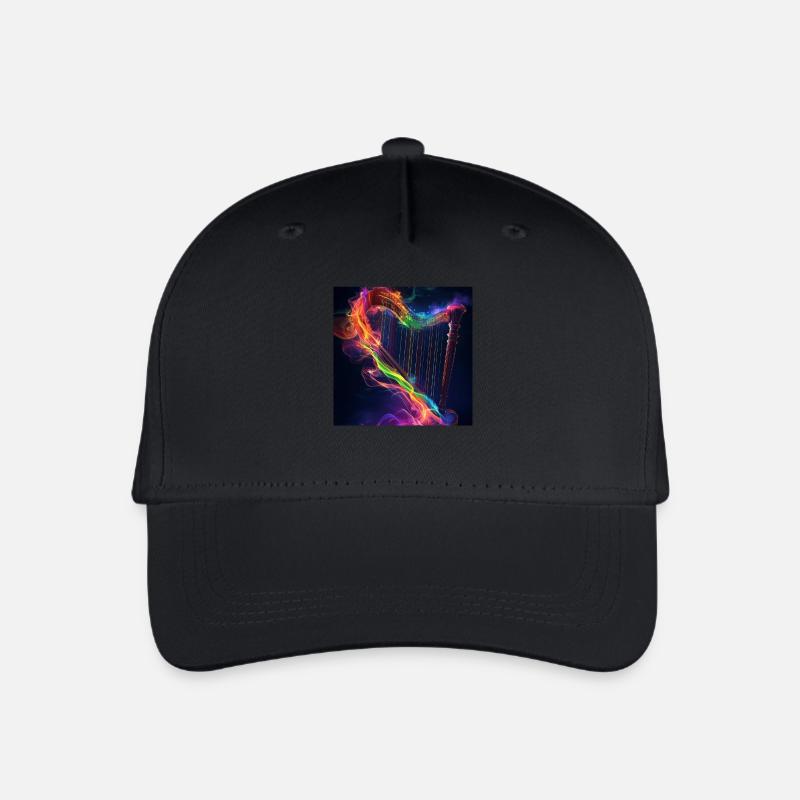 Harpe - Casquette de baseball bio Enfant - noir