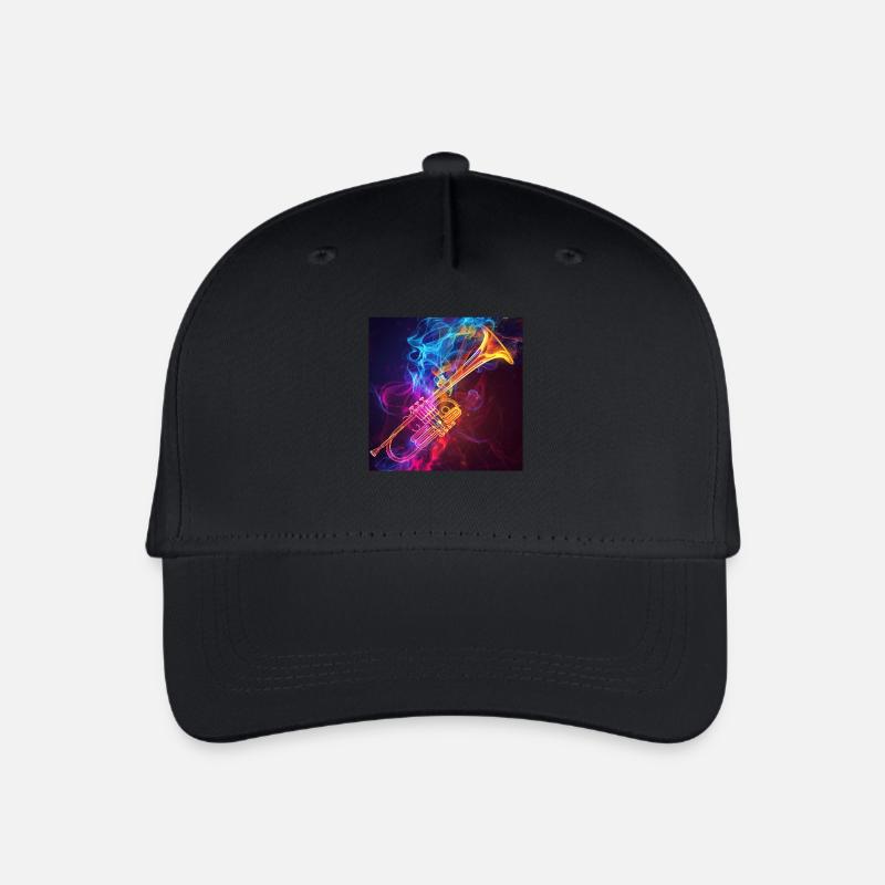 Trompete - Kinder Bio Basecap - Schwarz