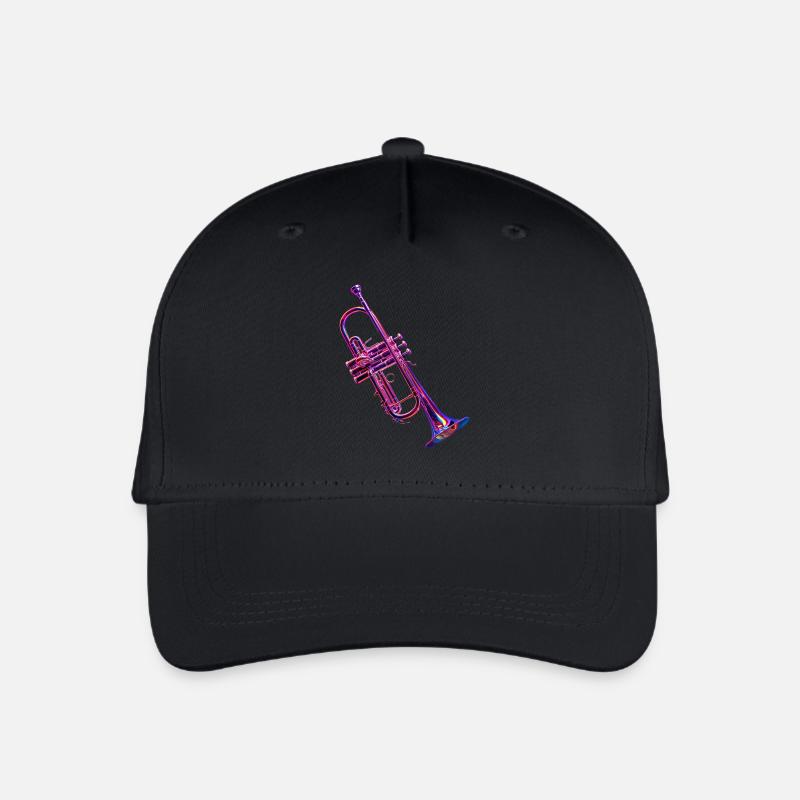 Trompete - Kinder Bio Basecap - Schwarz