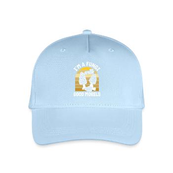 Pilzsammler Mit Guten Morcheln - Kinder Bio Basecap - Hellblau - Vorne