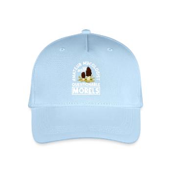 Pilzsammler Mit Fragwürdigen Morcheln - Kinder Bio Basecap - Hellblau - Vorne