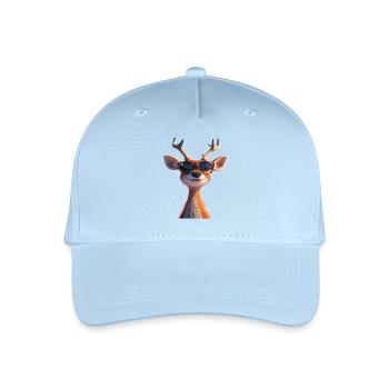 Deer, Antlers, Hunting, Deer, Reindeer, Red Deer, Hunter - Organic Kids’ Baseball Cap - light blue - Front