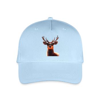 Deer, Antlers, Hunting, Deer, Reindeer, Red Deer, Hunter - Organic Kids’ Baseball Cap - light blue - Front