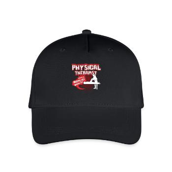 Physical Therapist Move It - Organic Kids’ Baseball Cap - black - Front