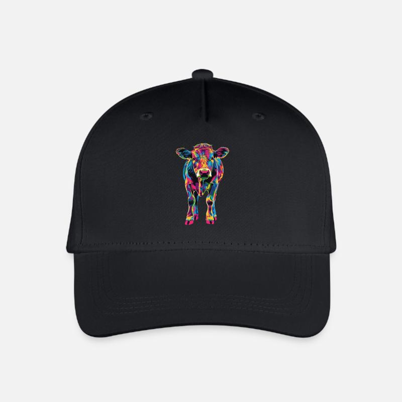 Kuh - Kinder Bio Basecap - Schwarz
