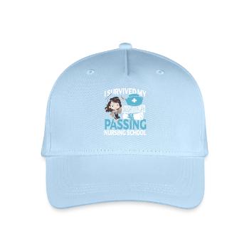 Krankenschwester Schwiegertochter Krankenpflege - Kinder Bio Basecap - Hellblau - Vorne