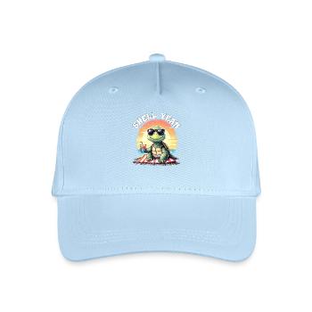 SHELL YEAH! - Organic Kids’ Baseball Cap - light blue - Front
