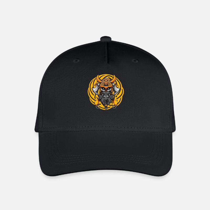 Wikinger - Kinder Bio Basecap - Schwarz