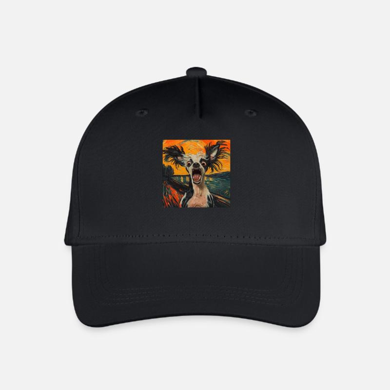 Chinesischer Schopfhund - Kinder Bio Basecap - Schwarz
