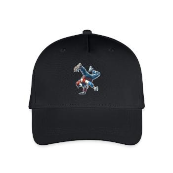 Breakdance - Kinder Bio Basecap - Schwarz - Vorne