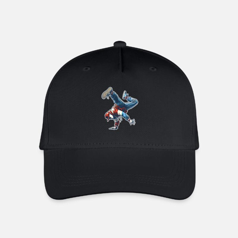 Breakdance - Kinder Bio Basecap - Schwarz