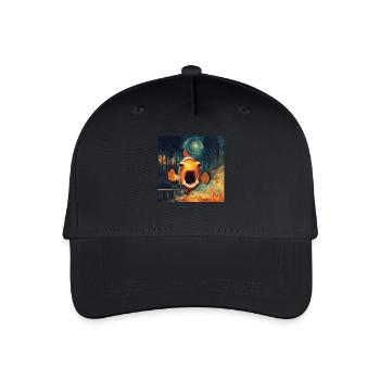 Clownfisch - Kinder Bio Basecap - Schwarz - Vorne