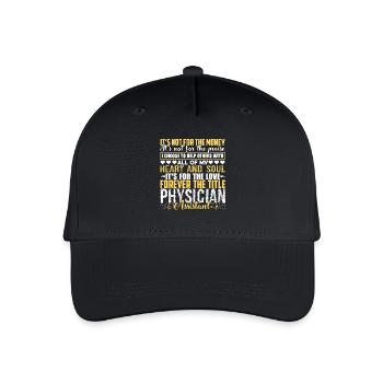 Forever Title Physician Assistant - Organic Kids’ Baseball Cap - black - Front
