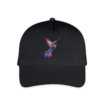 Kolibri - Kinder Bio Basecap - Schwarz - Vorne