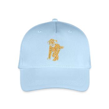 Labradoodle Geometric - Organic Kids’ Baseball Cap - light blue - Front