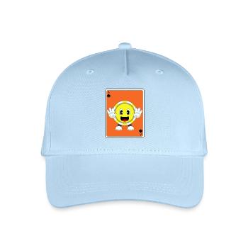 Poker Poker Jetons Cartes de poker - Casquette de baseball bio Enfant - bleu clair - Devant