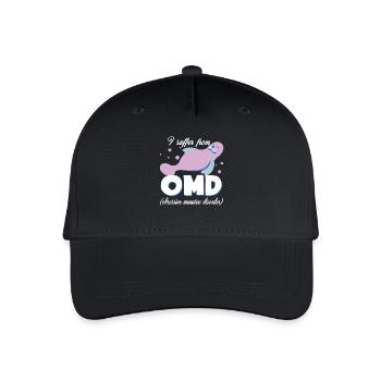 Manatee Obsessive Manatee Disorder - Organic Kids’ Baseball Cap - black - Front