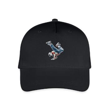 Breakdance - Kinder Bio Basecap - Schwarz - Vorne