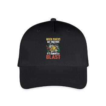 When Miners Get Together - Kinder Bio Basecap - Schwarz - Vorne