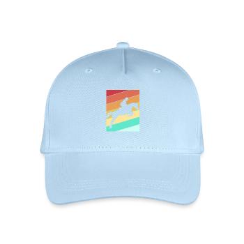 Show Jumping Show Jumping - Organic Kids’ Baseball Cap - light blue - Front