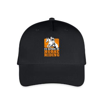 Show Jumping Show Jumping - Organic Kids’ Baseball Cap - black - Front