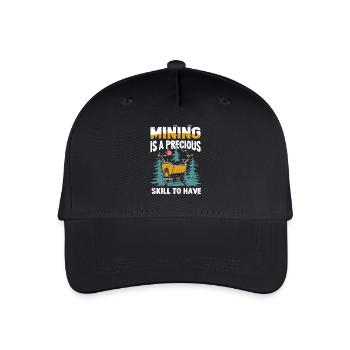 Mining Is A Precious Skill To Have - Kinder Bio Basecap - Schwarz - Vorne