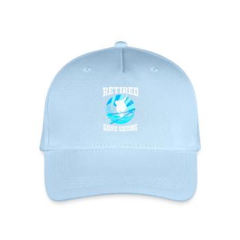 Ski Skiurlaub - Kinder Bio Basecap - Hellblau - Vorne